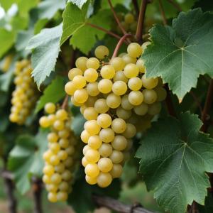 Виноград "АМУРСКИЙ БЕЛЫЙ" (сентябрь)